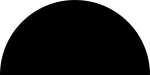 HTML5 Canvas half circle shape
